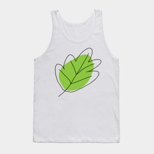 leaf art drawing Tank Top